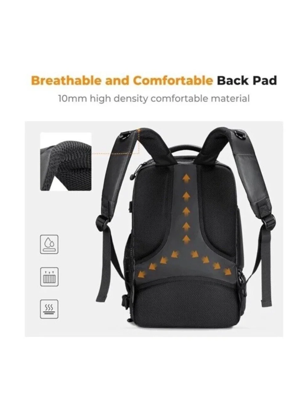 K&F Concept 25L Hard Shell Camera Backpack Rucksack Bag for Photography DSLR SLR